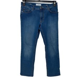 Brax Style Cooper Cool Tec Mens‎ Blue Medium Wash Straight Leg Jeans 34x28